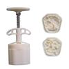 MidAutumn Festival Moon Cake Maker Cash Cow Pattern Moon Cake Molds Cookie Stamps Hand Press Cookie Dessert Cutter