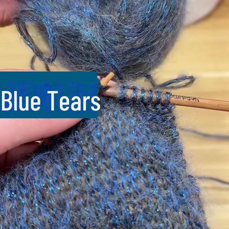 New Glitter Mohair Yarn for DIY Scarves and Baby Items