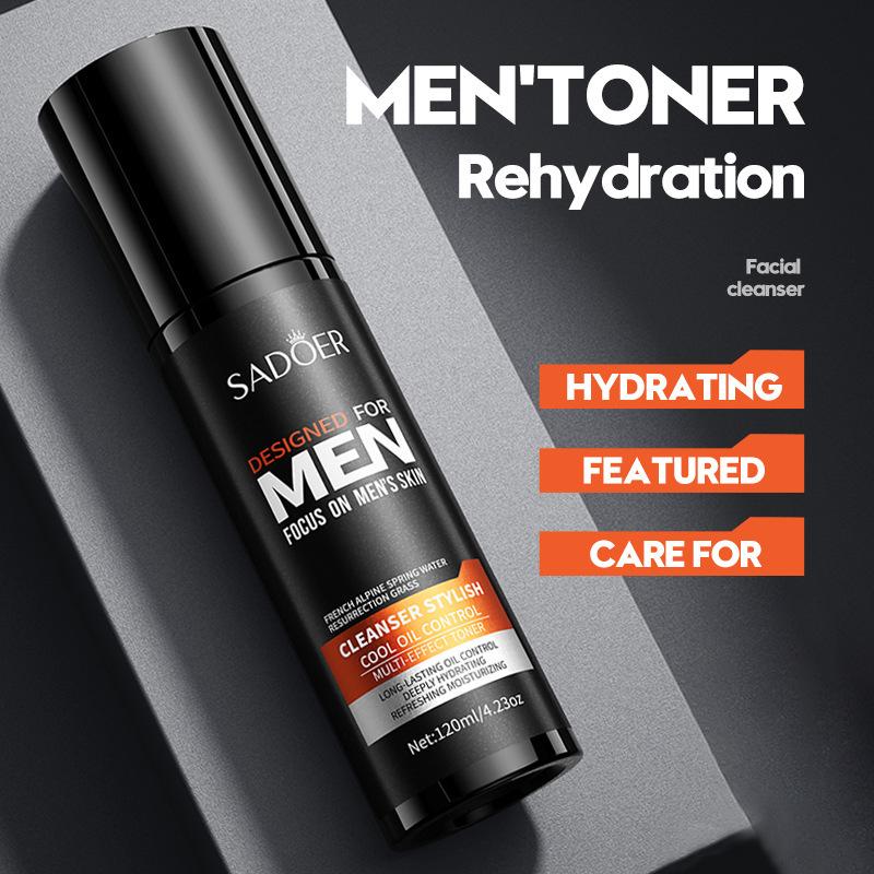 Cool and Cool Multi-effect Toner for Men. Moisturizing, Firming, and Emollient. A Must-have for Tough Men In Winter.