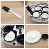 Egg Poacher Pan Stainless Steel Poached Kitchen Egg Cooker Perfect Poached Eggs Maker Induction Cooktop Egg Steamer Frying Pans