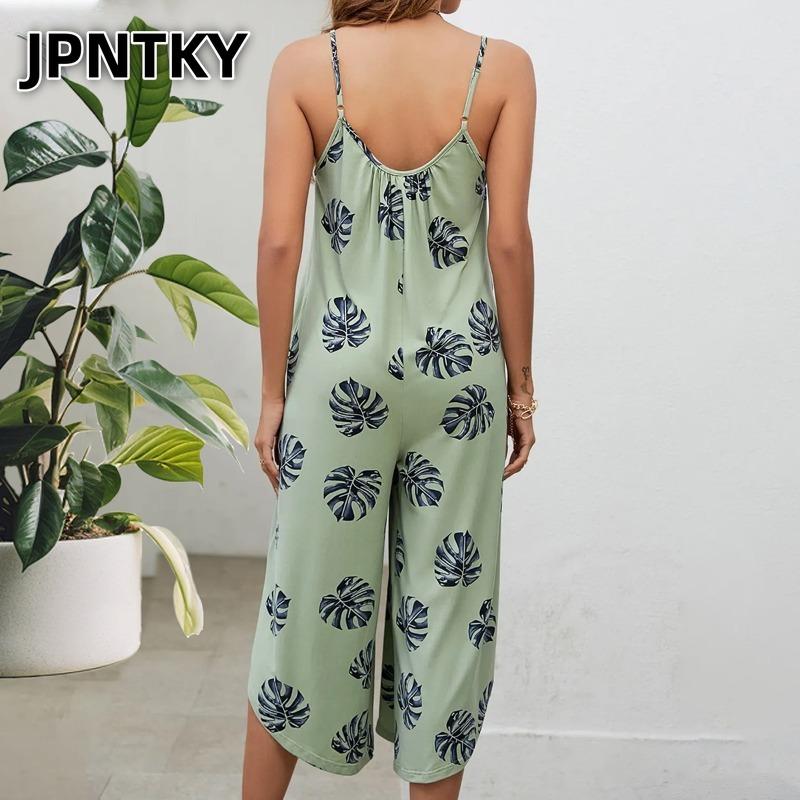 JPNTKY Moda Estiva Primaverile Senza Maniche Scollo a V Abiti Casual