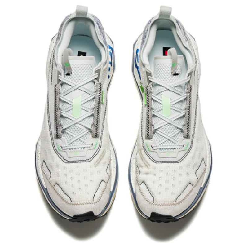 Anta Anti-Slip Wear-Resistant Low-Top Running Shoes Men's White Gray Sneakers 112416610A-1