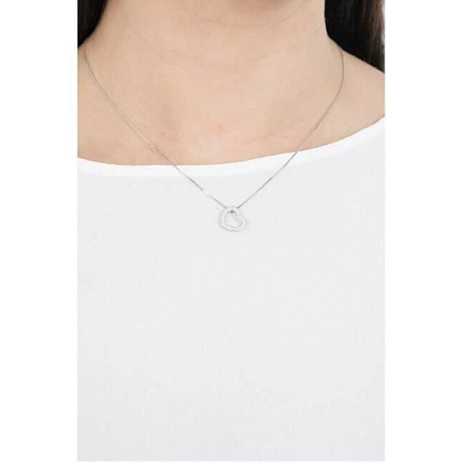 Collier - Amen - Love Clhe2 - Argent - Oxyde de zirconium - Femme
