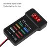 Präzisions-Batterietester für 12/24V-Fahrzeuge Einfach zu bedienendes Autobatterie-Diagnosetool mit Spannungs- und Kapazitätsanzeige