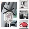 6Pcs Air Freshener Car Perfume Natural Scented Paper Auto Hanging Decoration Fragrant Tablets Aromatherapy Accessories Interior