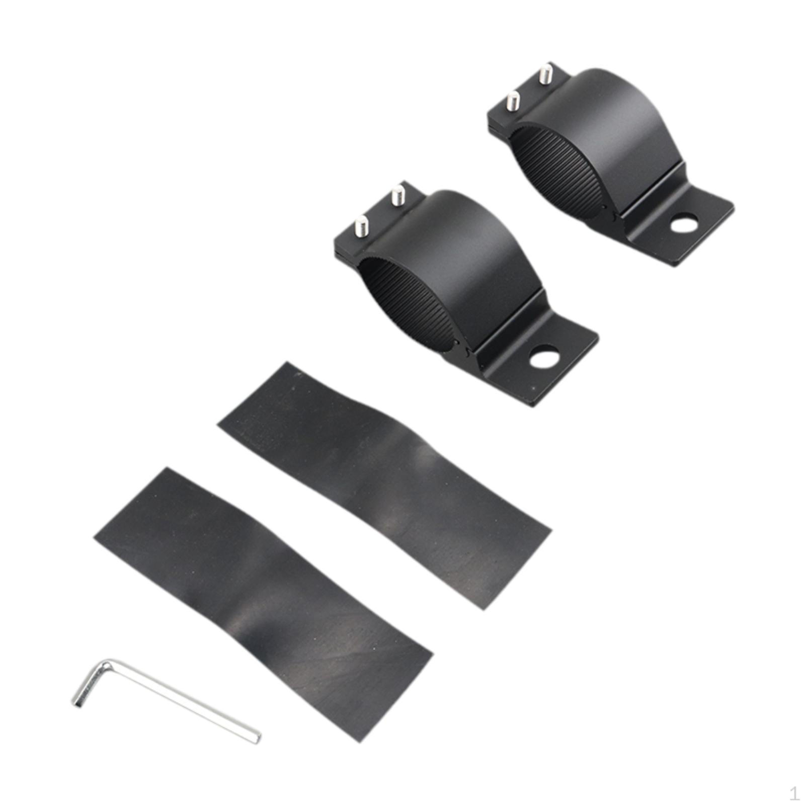 

2x трубчатые зажимы кронштейны для крепления фонарей, прочные, универсальные, крепления для световых балок для автомобилей, квадроциклов, UTV, вождения