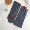 Fashion Nail Polish Gloves Grace Lady Winter Vintage Full Finger Glove Women Thick Driving Touch Screen Warm Mittens Female T124