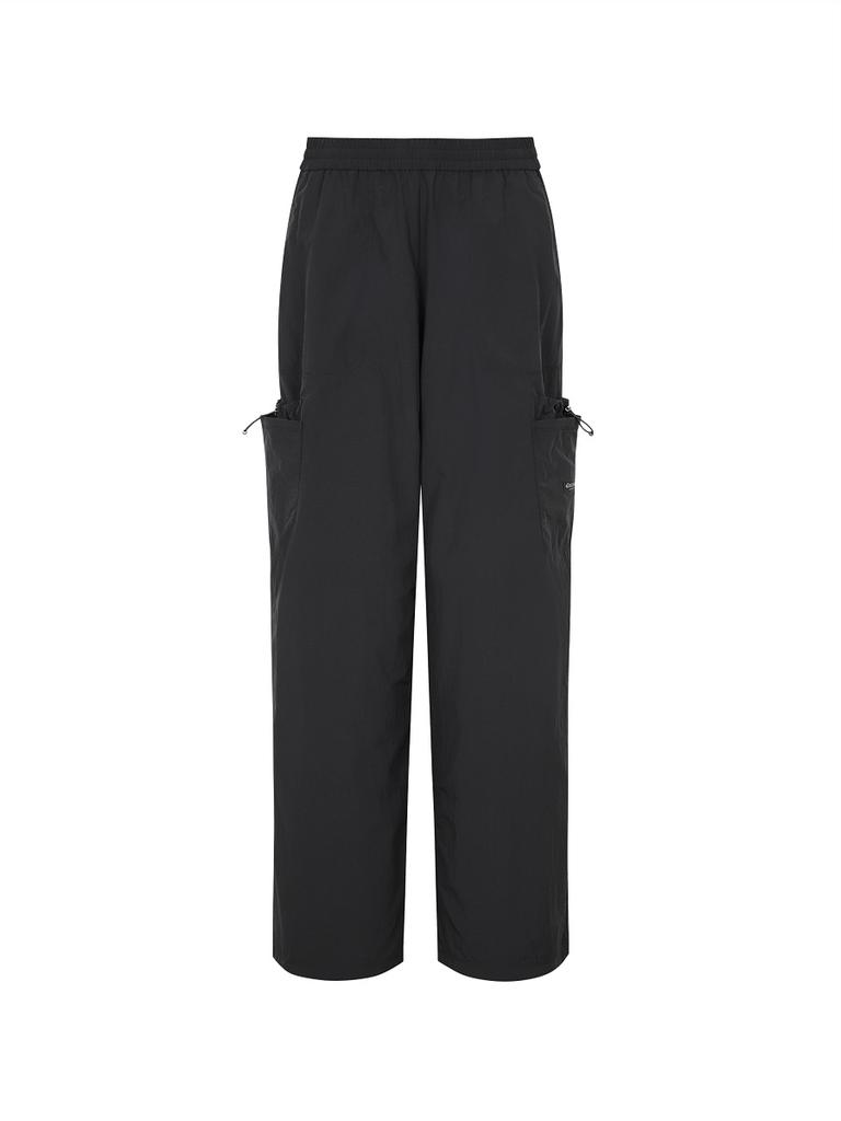 DISCOVERY EXPEDITION Freshvent Women'S String Parachute Cargo Pants (Black)