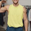 INCERUN Summer Men O Neck Tassel Sleeveless Casual Loose Tank Tops