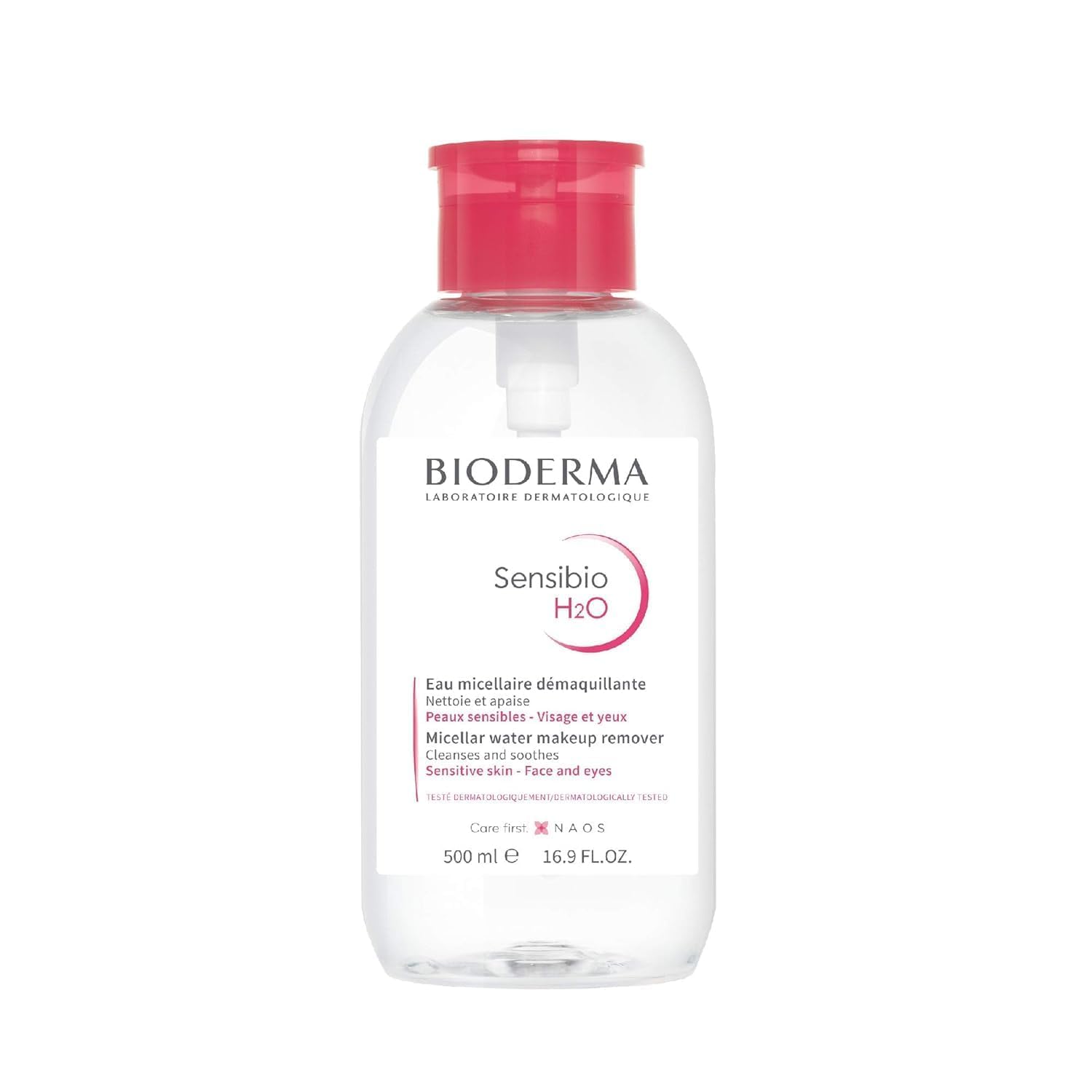 

Bioderma-Sensibio-H2O Micelle Water-Makeup Remover Cleanser-Suitable for Sensitive Skin белый