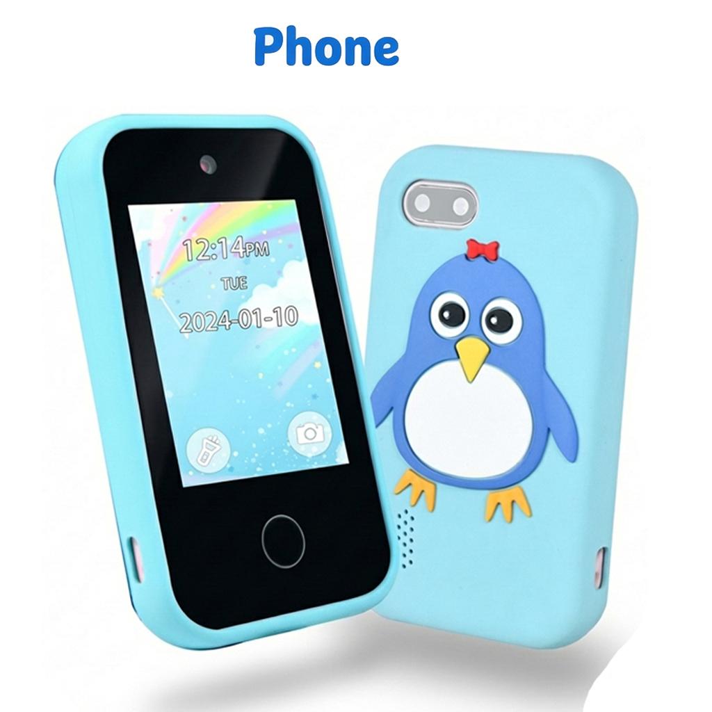 Children Smart Phone Camera Kids Toys Touchscreen Unicorn Mobile MP3 Player Digital Camera Educational Toys for Girl Boy