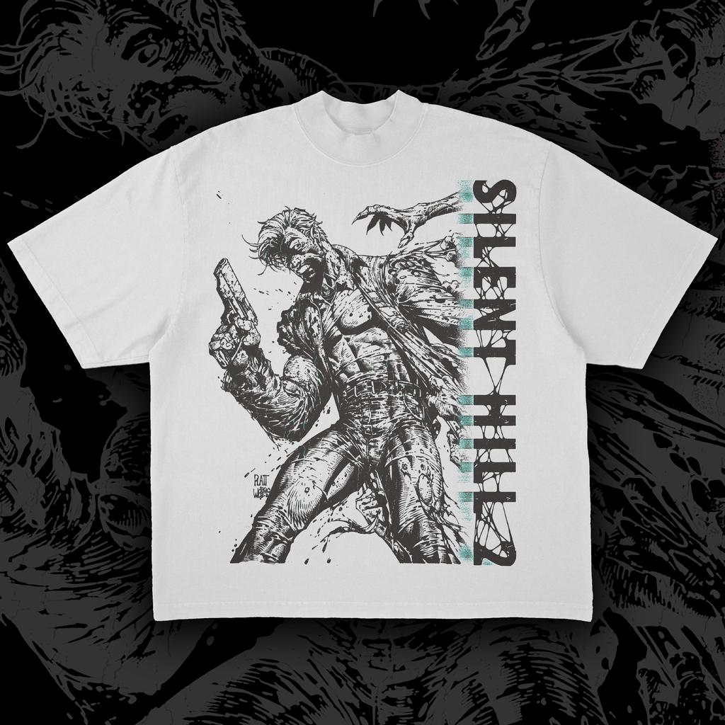 High Street Top Classic Hot Selling Game Printing Short Sleeve Horror Movie T-Shirt Trend Cotton Casual Loose T-Shirt Unisex