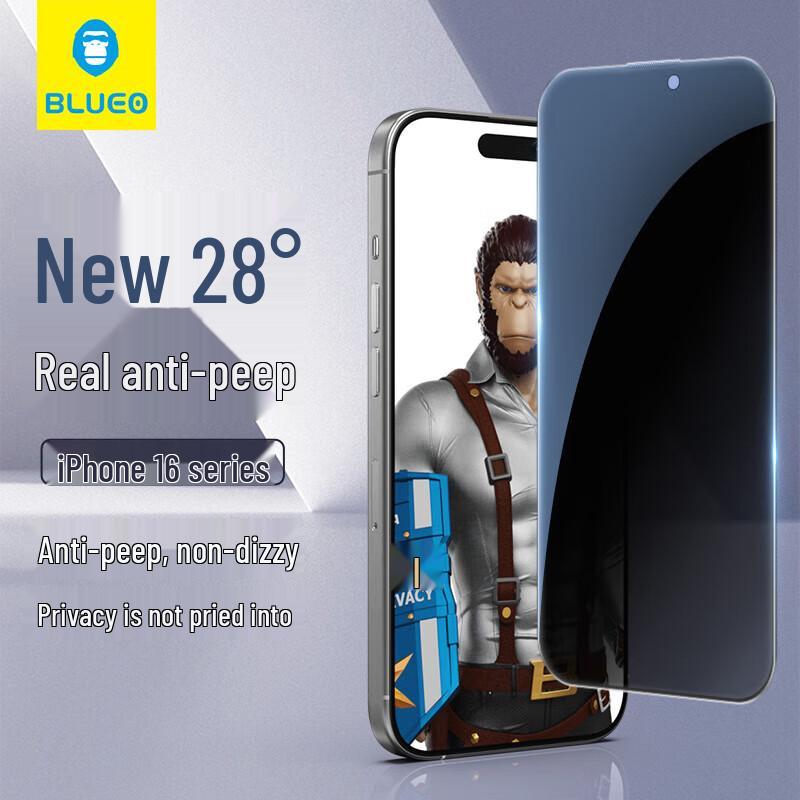 Mr. Blue Gorilla iPhone 16 Pro Max Privacy Screen Protector