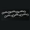 10PCS 8-Shape Swivel Rolling Connector Flexible Rotation Fishing Rolling Swivel   Carp Fishing