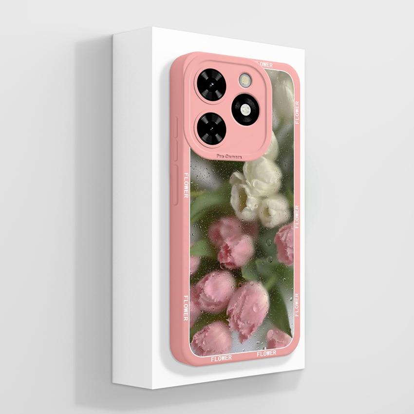 For Tecno Pop 10C Camon 40 Pro Premier Phone Bags Cute Black Cat Patterns Liquid Silicone Anti Fall Durable Premium Protection Cases For Tecno Housing