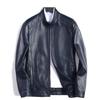 JINLUN Lamb Leather Genuine Leather Leather Plus Sizes Available Men's Rider's Jacket, Leather, Single-Breasted, Blouson, Fall/Winter Jacket,