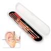 1/3Pcs Stainless Steel Double Head Ear Wax Removal Cleaner Earwax Remover 360° Cleaning Ear Pick Stainless Steel Ear Care Tools