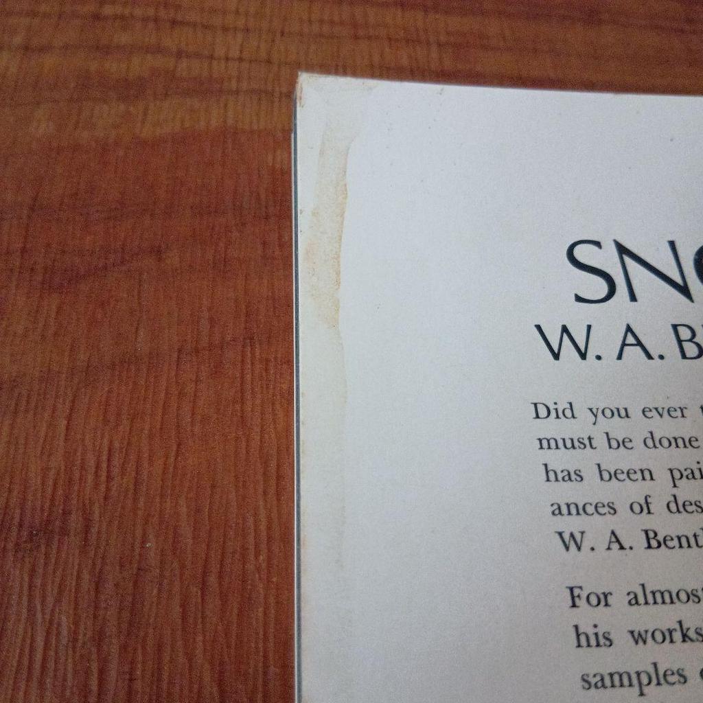 [USED] SNOW CRYSTALS Foreign Books