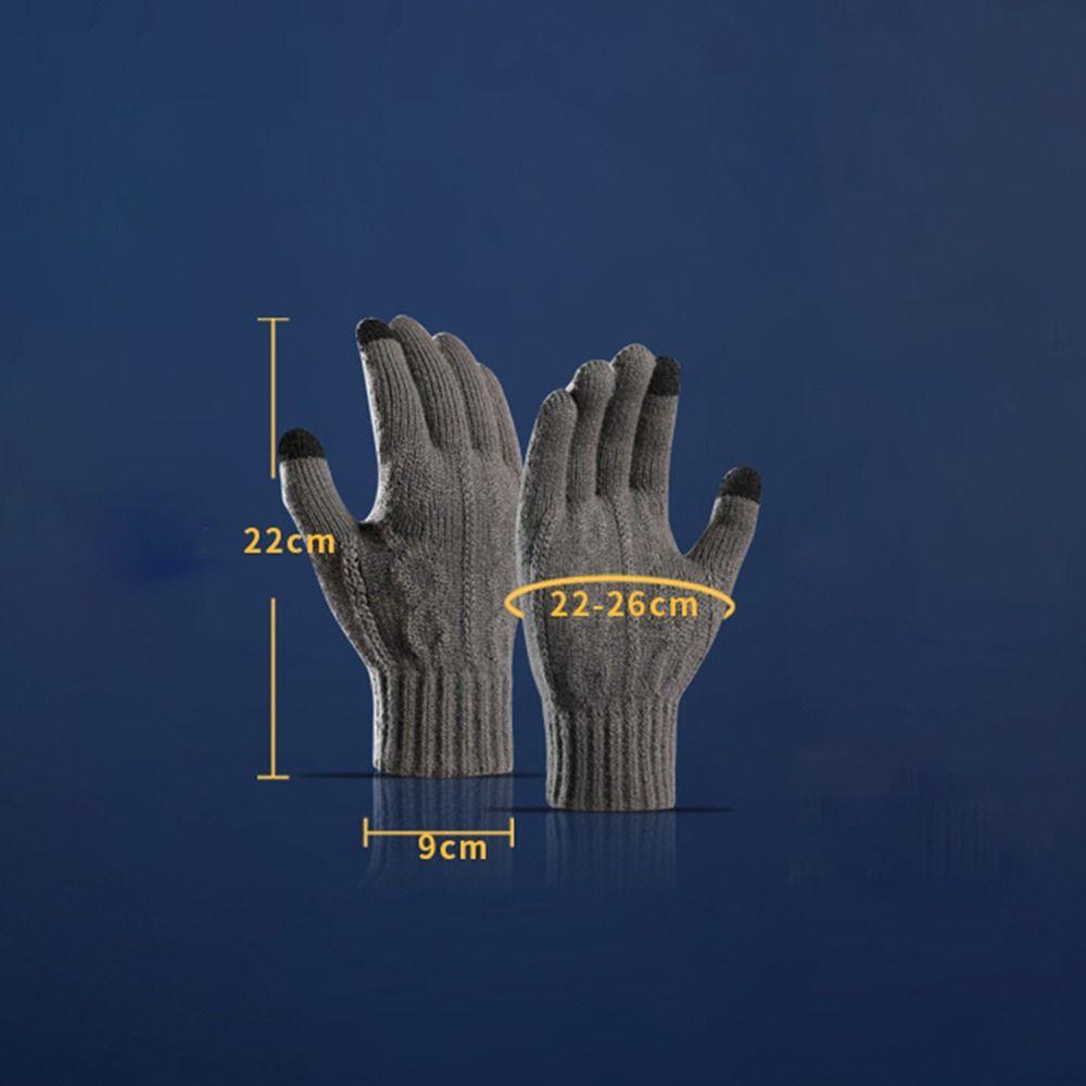 Synthetic Fabric Winter Gloves Touchscreen Compatible hermal Gloves Outdoor Activities