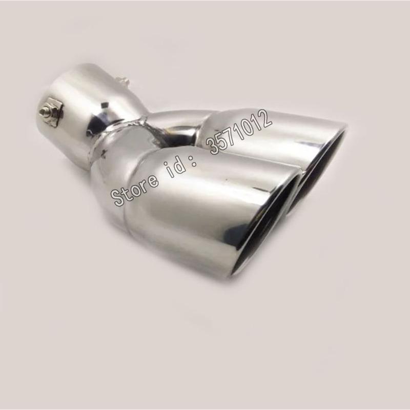 For Honda CRV CR-V 2012 2013 2014 2015 2016 Car Cover Muffler Exterior End Pipe Dedicate Exhaust Tip Tail Outlet Ornament 1pcs