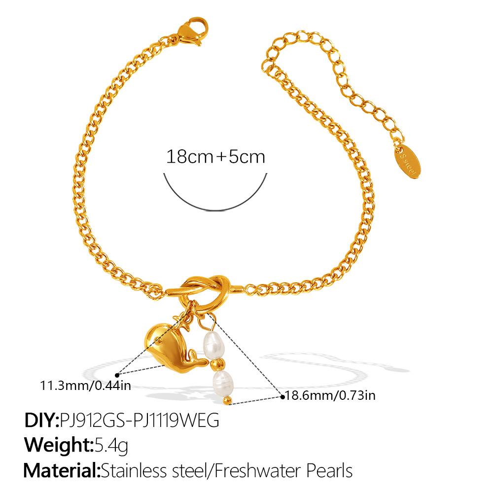 Niche daily versatile adjustable bracelet multi-style cute dolphin pendant jewelry