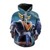 Sweat à Capuche Imprimé Goldorak (Grendizer) 3D - Coupe Oversize, Unisexe, Matière Polyester Doux, Taille 3XL