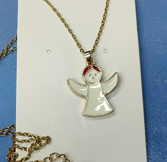 Cross-border Christmas Wish Tree Snowman Reindeer Bells Necklace