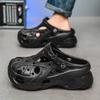 Height Men's Sandal Hole Shoes Beach with Platform Open Toe New Fashion Luxury 2026 Summer Sale Clearance Big Size H Male Shoe