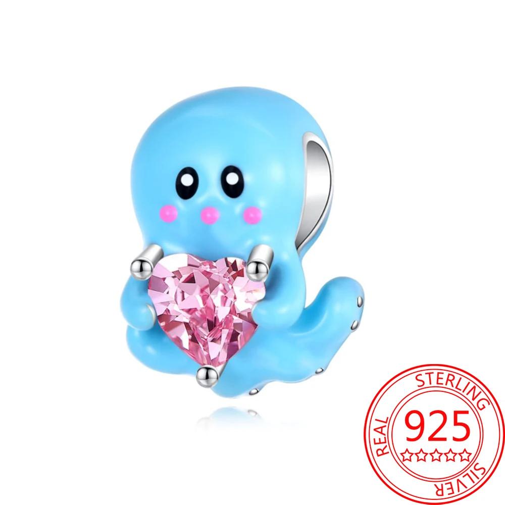 Lovely Copper Little Monkey Embracing Red Heart Pendant Fit Bracelet Necklaces Party Pairing With Handmade Gifts