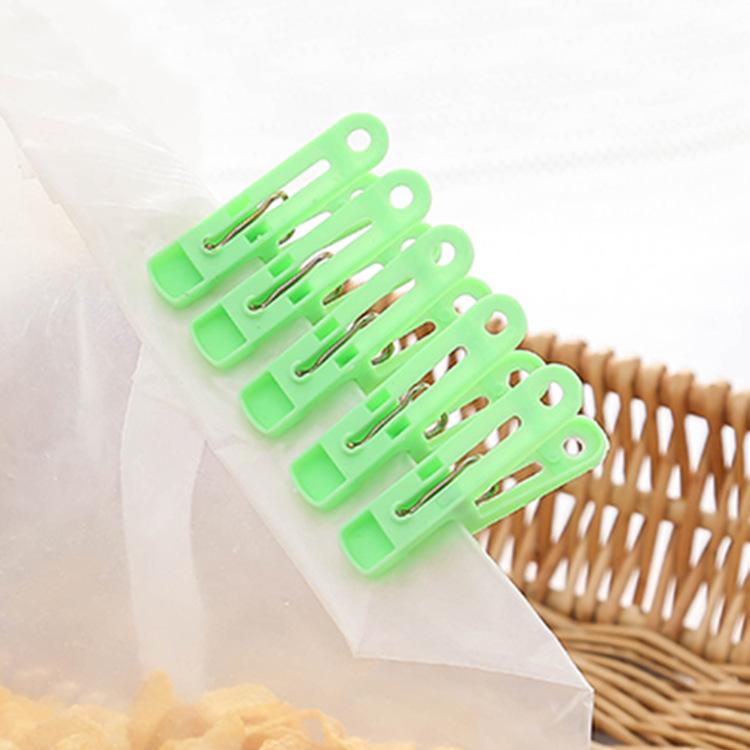 Plastic Drying Clip Thickened Plastic Clip Windproof Clip Underwear Clothes Socks Clip Clothespin 20 Packs