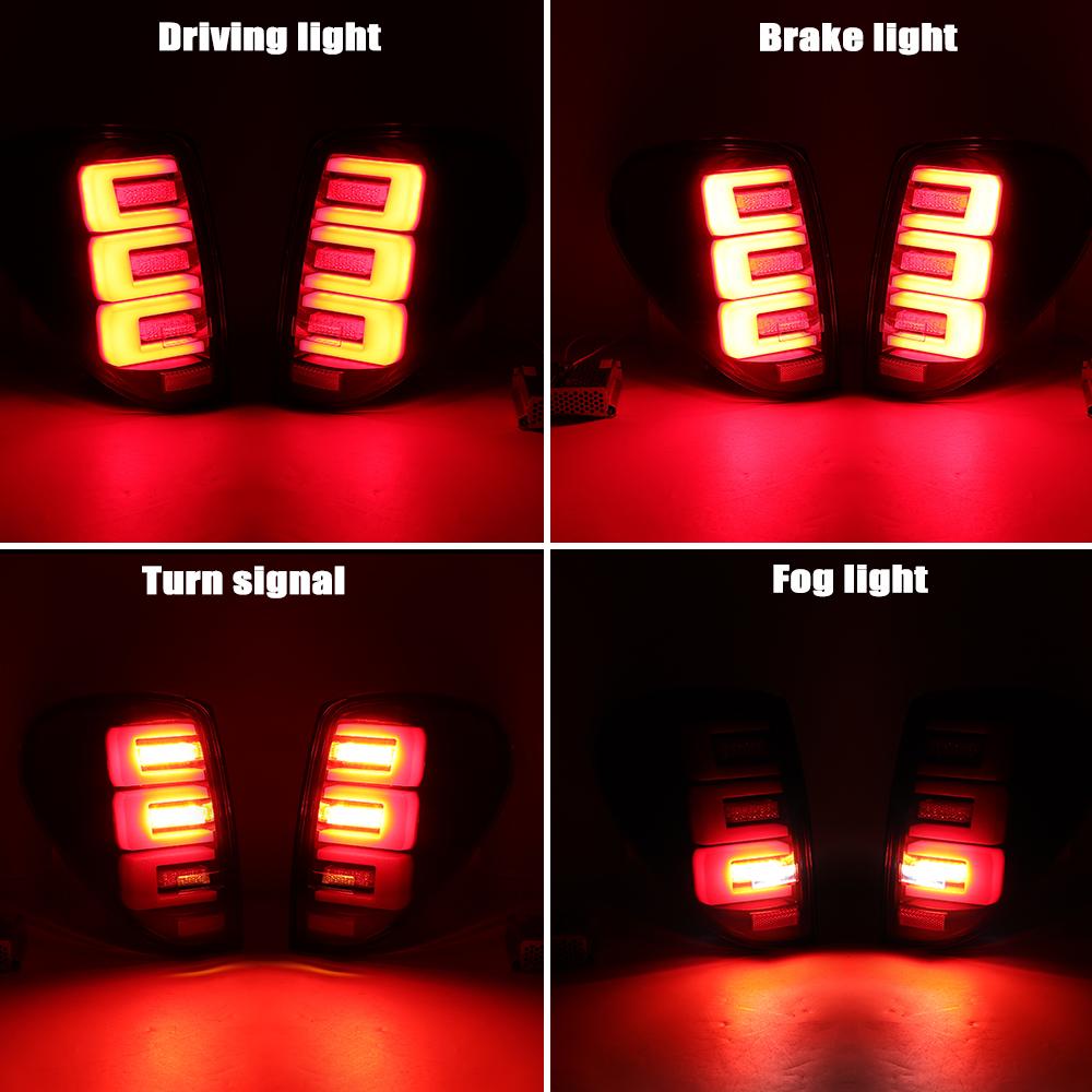 LED Rear Tail Lights For Mitsubishi L200 Triton Colt 2005-2014 Turn Signal Warning Light Brake Fog Driving Lamp Car Accessories