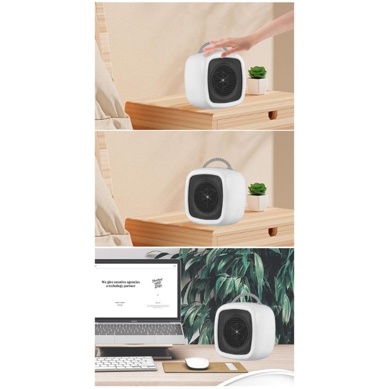 Macchina portatile elettrica riscaldante Controllo automatico della temperatura Mini ventilatore da scrivania Riscaldamento per camera da letto Riscaldamento rapido Macchina regolabile