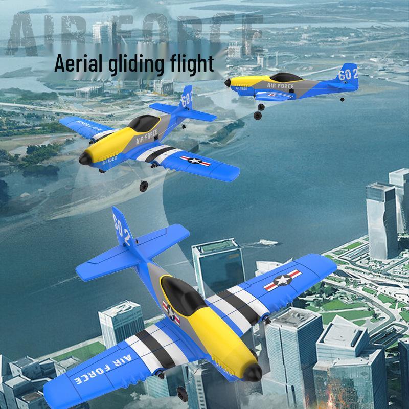 Kaifeng KF602 Remote Control P51D Mustang Fighter 3-Channel Foam Airplane Model