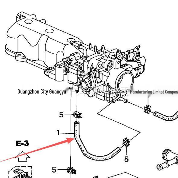 19509-PAA-A00 Premium Hose for Accord and Odyssey