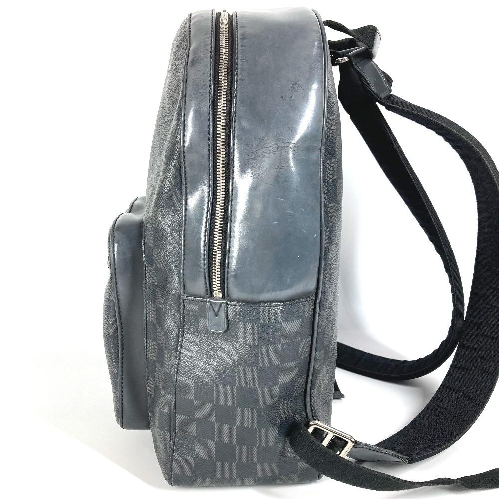 Louis Vuitton N41473 Damier Graphite Josh Backpack Bag Backpack Black