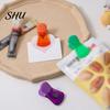 Refrigerator Magnet Clip 12Pcs Bag Sealing Anti-Slip Magnetic Sealable Food Storage Bright Color Translucent for Home Snack