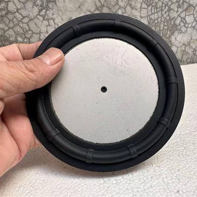 Schwarze Metallschale 5 Zoll Hochwertiger Bass-Assist-Tieftöner Passivmembran Bass-Vibrationslautsprecher Membran Bass-Schwingspule