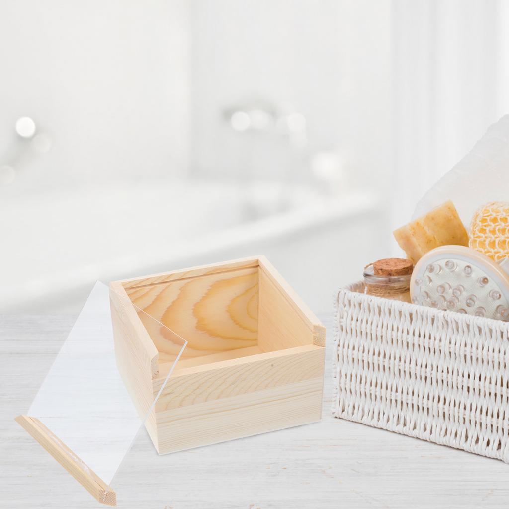 Unfinished Blank Wooden Storage Jewelry Box Jewelry Jewelry Box Treasure Keepsake case Chest Gifts Packing box