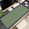 Solid Color Simple Computer Laptop Mouse Pad Office Large Black Desk Mat Girls Gaming Mousepad Rubber Non-Slip Cushion