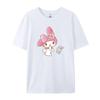 Cotton Breathable Childrens Tshirt Summer New Cute Melody Printed Parent Child Wear Unisexs and Womens Short Sleeves 2026