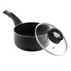 Black Diamond Non-Stick Sauce Pan & Glass Lid 16cm