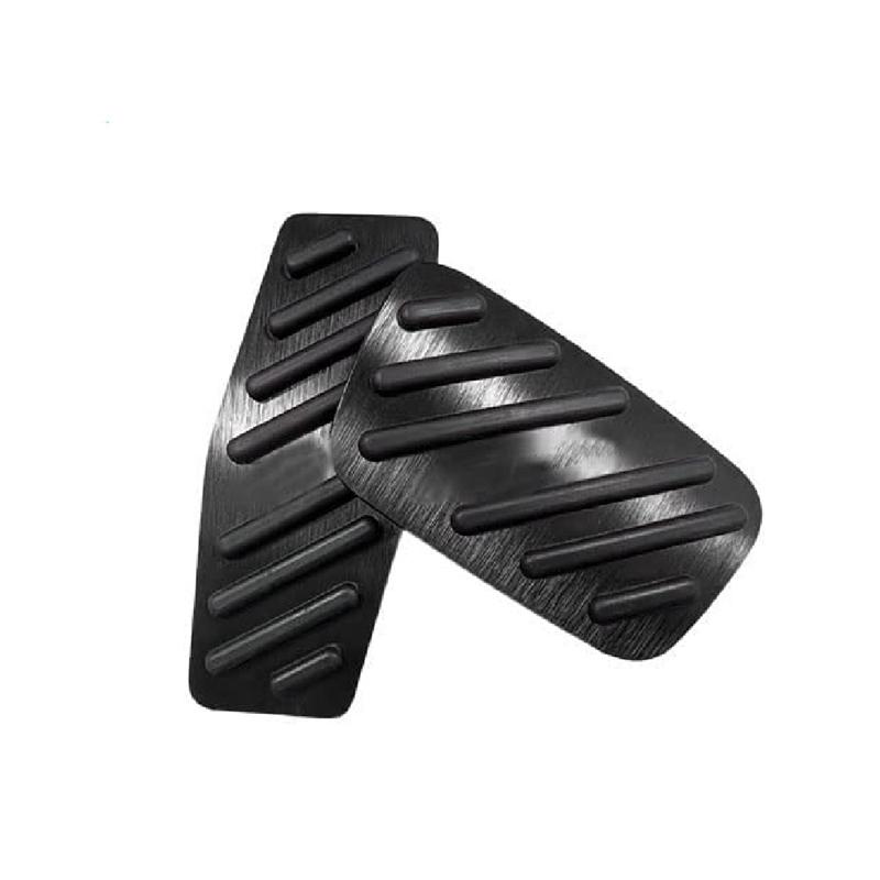 2Pcs Aluminum Alloy Foot Pedal Gas Fuel Brake Pedal Rest Pedal Pads Mat Cover for Chevrolet Blazer 2019 2020 2025 Car Styling