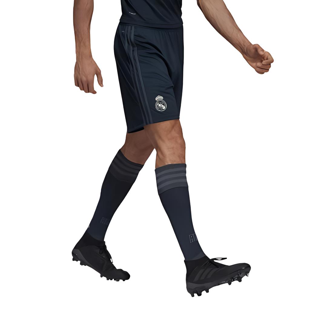 Adidas Real Madrid Comfortable Quick-Dry Soft Lightweight Football Pants Men Bottoms Black CG0587