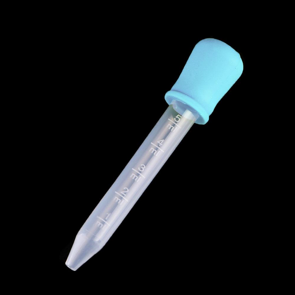 Silicone World 5ML Silicone Dropper Water Medication Dispenser Pipette With Scale Baby Pet Anti Choking Feeding Medicine Tools