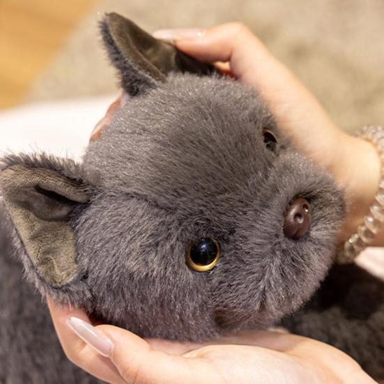 Adorable Bulldog Plush Toy 30cm Super Soft Stuffed Animal Huggable Companion Realistic Standing Plushie