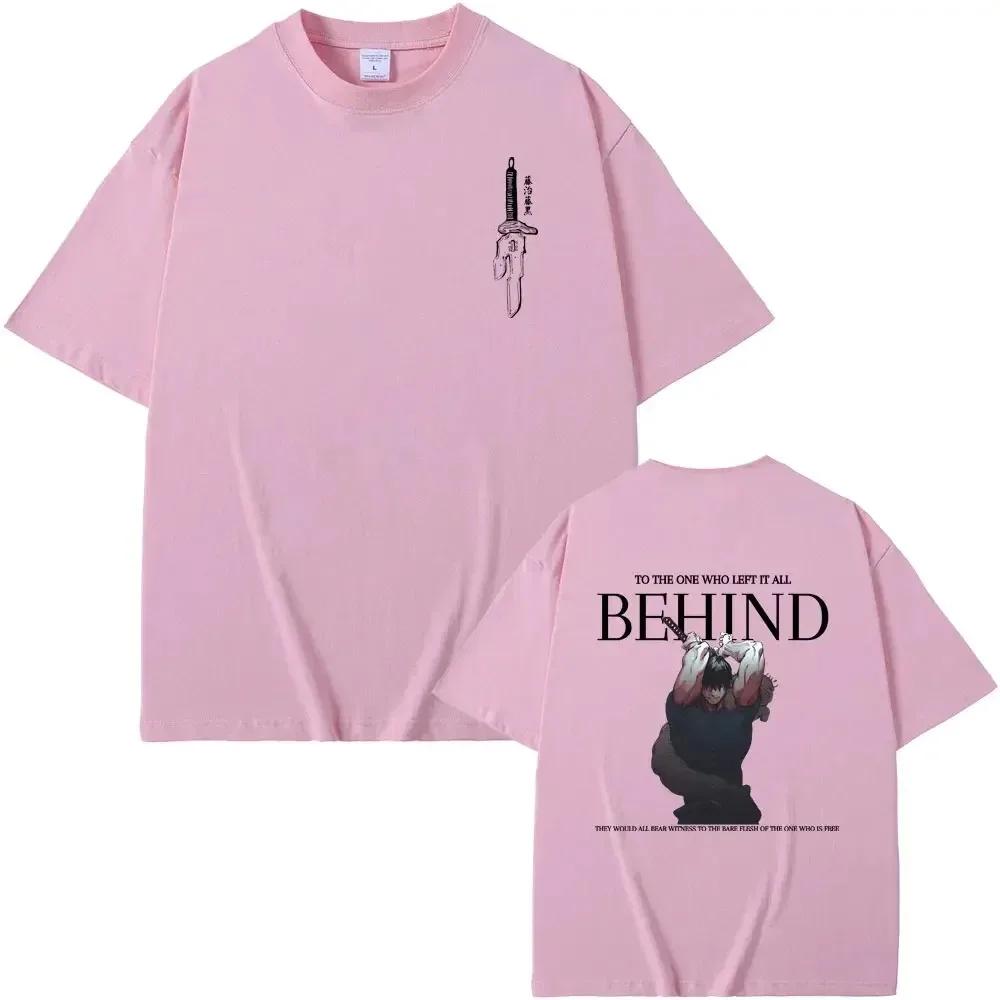 Summer Japanese Anime Jujutsu Kaisen Men Teenager T-shirt Manga Ryomen Sukuna Boys Short Sleeve T-shirts Oversized Cotton Casual