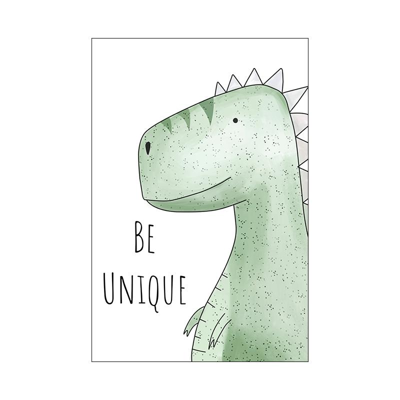 Cartoon Animal Canvas Painting Lion Monkey Crocodile Print Children's Room Wall Decor Elephant Poster for Living Room Home Decor Unframed