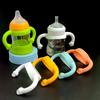 1 Piece Durable Food Grade Silicone Transitional Sippy Cup Handle Grip For Wide-Neck Baby Bottles Baby Bottle Handles