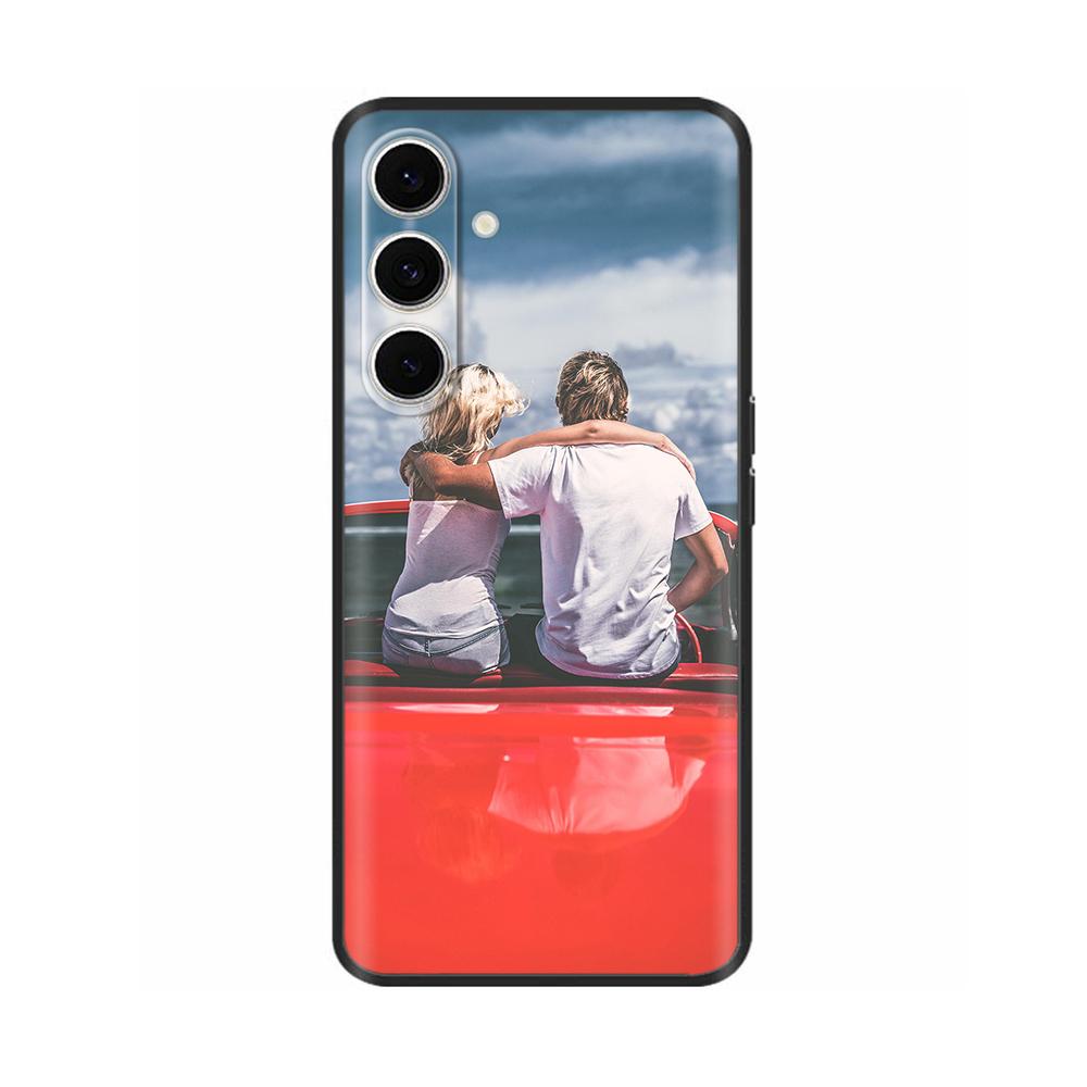 For Samsung Galaxy S24 FE Case Soft Black Silicone TPU Coque for Galaxy S24 Plus S24+ S24FE 5G Phone Cover Capa S 24 FE Shell