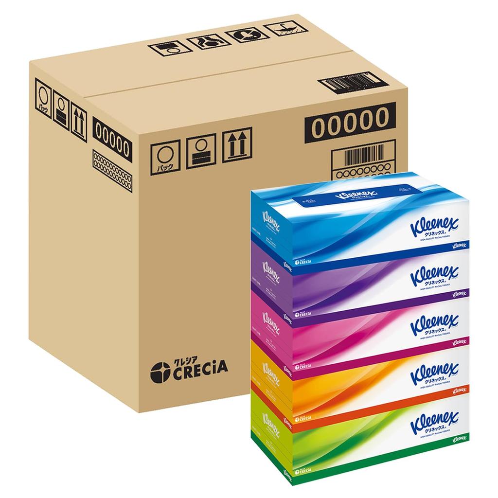 Kleenex 360 sheets 30 boxes tissues, (180 pairs), (half-case size)